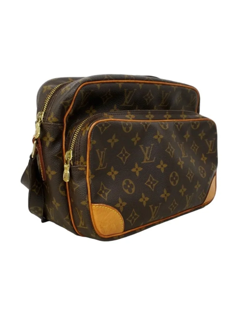 ★SOLD★ Louis Vuitton Shoulder Bag Monogram Nile Brown - Picture 2 of 10